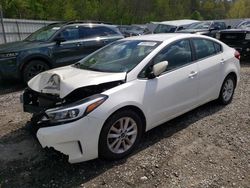 Salvage cars for sale from Copart Hurricane, WV: 2017 KIA Forte LX