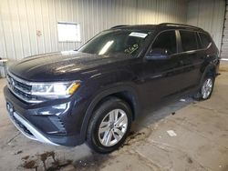 Salvage cars for sale at Franklin, WI auction: 2021 Volkswagen Atlas S