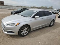 Salvage cars for sale from Copart Kansas City, KS: 2014 Ford Fusion SE