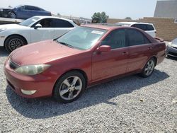 Salvage cars for sale from Copart Mentone, CA: 2005 Toyota Camry SE