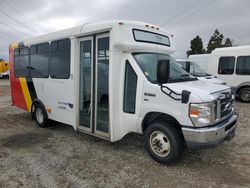 Salvage cars for sale from Copart Rancho Cucamonga, CA: 2015 Ford Econoline E350 Super Duty Cutaway Van