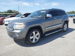 Salvage cars for sale from Copart Orlando, FL: 2012 Jeep Grand Cherokee Overland