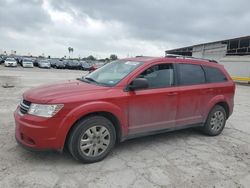 Salvage cars for sale at Corpus Christi, TX auction: 2017 Dodge Journey SE