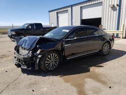 Lincoln salvage cars for sale: 2017 Lincoln Continental Select