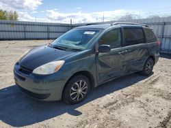 Toyota Sienna CE salvage cars for sale: 2005 Toyota Sienna CE