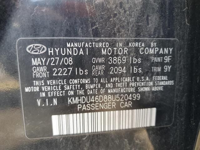 2008 Hyundai Elantra GLS