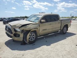 Salvage cars for sale from Copart West Palm Beach, FL: 2018 Toyota Tacoma Double Cab