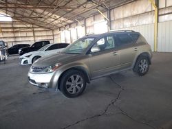 Salvage cars for sale from Copart Phoenix, AZ: 2007 Nissan Murano SL