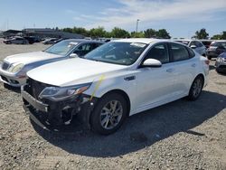 Salvage cars for sale from Copart Sacramento, CA: 2019 KIA Optima LX