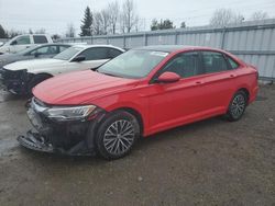 Volkswagen salvage cars for sale: 2019 Volkswagen Jetta SEL