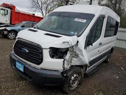 Salvage cars for sale from Copart West Mifflin, PA: 2017 Ford Transit T-250