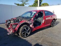 Honda Accord Sport salvage cars for sale: 2020 Honda Accord Sport