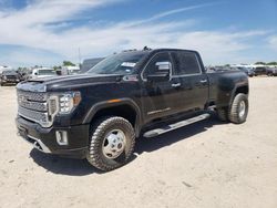 Salvage cars for sale from Copart San Antonio, TX: 2020 GMC Sierra K3500 Denali