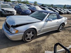 Salvage cars for sale at San Martin, CA auction: 2001 Mercedes-Benz SL 500