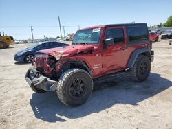 Salvage cars for sale from Copart Oklahoma City, OK: 2013 Jeep Wrangler Sport