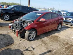 Salvage cars for sale from Copart Woodhaven, MI: 2012 Hyundai Elantra GLS