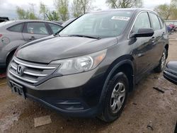Salvage cars for sale at Elgin, IL auction: 2014 Honda CR-V LX