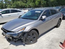 Salvage cars for sale from Copart Ocala, FL: 2023 Hyundai Elantra Blue