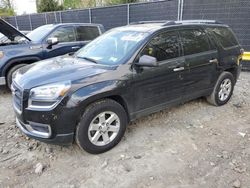 Salvage cars for sale from Copart Waldorf, MD: 2015 GMC Acadia SLE