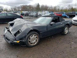 Salvage cars for sale at Chalfont, PA auction: 1993 Chevrolet Corvette