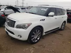 Salvage cars for sale at Elgin, IL auction: 2011 Infiniti QX56