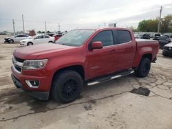 Salvage cars for sale from Copart Oklahoma City, OK: 2016 Chevrolet Colorado LT