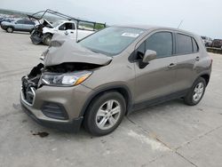 Salvage cars for sale at Grand Prairie, TX auction: 2020 Chevrolet Trax LS