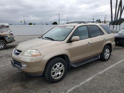 Salvage cars for sale from Copart Van Nuys, CA: 2001 Acura MDX Touring