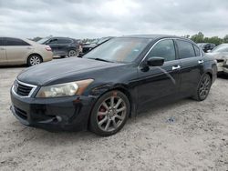 Salvage cars for sale at Houston, TX auction: 2010 Honda Accord EXL