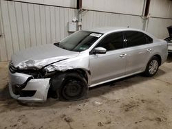 Salvage cars for sale from Copart Pennsburg, PA: 2014 Volkswagen Passat S