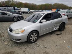 Salvage cars for sale at Windsor, NJ auction: 2007 Toyota Corolla CE