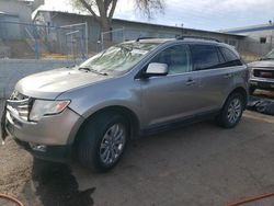 Salvage cars for sale at Albuquerque, NM auction: 2008 Ford Edge Limited