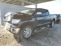 Toyota Tundra salvage cars for sale: 2013 Toyota Tundra Crewmax Limited