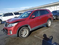 Salvage cars for sale at Louisville, KY auction: 2015 KIA Sorento LX