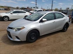 Salvage cars for sale at Colorado Springs, CO auction: 2015 Toyota Corolla L
