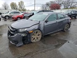 Salvage cars for sale from Copart Moraine, OH: 2019 Honda Civic Sport