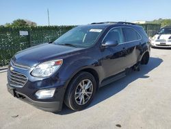 Chevrolet Equinox lt salvage cars for sale: 2017 Chevrolet Equinox LT