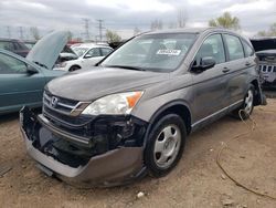 Salvage cars for sale at Elgin, IL auction: 2010 Honda CR-V LX