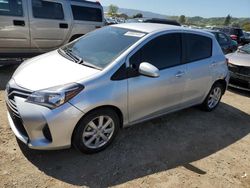 Salvage cars for sale from Copart San Martin, CA: 2015 Toyota Yaris