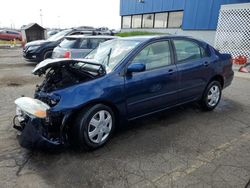 Salvage cars for sale from Copart Woodhaven, MI: 2005 Toyota Corolla CE