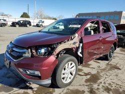 Honda CR-V EX salvage cars for sale: 2015 Honda CR-V EX