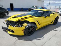 Salvage cars for sale at Farr West, UT auction: 2017 Chevrolet Corvette Z06 2LZ