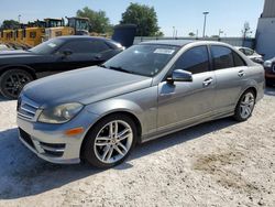 Mercedes-Benz C 250 salvage cars for sale: 2012 Mercedes-Benz C 250