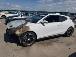 Salvage cars for sale at Grand Prairie, TX auction: 2019 Hyundai Veloster Turbo