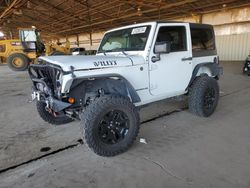 Salvage cars for sale from Copart Phoenix, AZ: 2015 Jeep Wrangler Sport