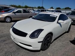 Salvage cars for sale at Sacramento, CA auction: 2007 Infiniti G35