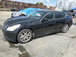 Salvage cars for sale from Copart Wilmington, CA: 2009 Infiniti G37 Base