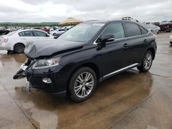 Salvage cars for sale at Grand Prairie, TX auction: 2013 Lexus RX 350