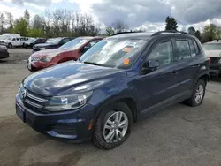 Salvage cars for sale at Portland, OR auction: 2015 Volkswagen Tiguan S