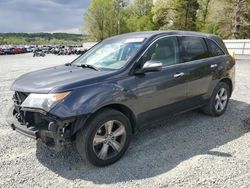 Salvage cars for sale from Copart Concord, NC: 2013 Acura MDX